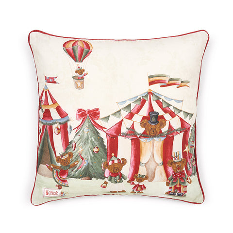 Coussin d'ameublement de Noël Cloth Clouds "Bear Wonderland" 2 variantes (1pc)