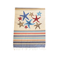 Art Deco Telo mare in misto cotone con frange 100x180 cm 8 varianti (1pz) - Angelica Home Stabia