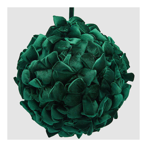 EDG Sfera natalizia con fiocchi D22 cm 2 varianti (1 unità)