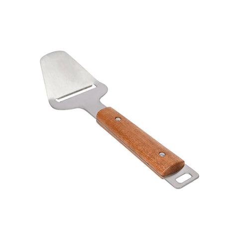 Estia Home Coupe-fromage en acier inoxydable, manche en bois "Allure" 24x7.5 cm
