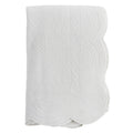 Blanc Mariclò Trapunta matrimoniale primaverile bianca "Carmen" 260x260 cm - Angelica Home Stabia
