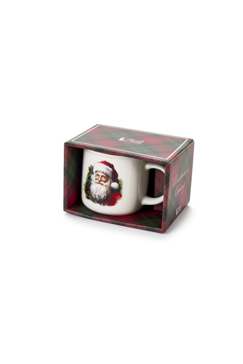 Mug de Noël « Noël approche » en tissu, 6 variantes (1 unité)