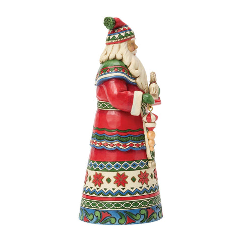 Enesco Statuina Babbo Natale con cavallo, Jim Shore 8.5x8.5xH20 cm