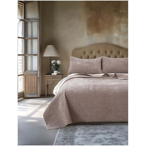 Blanc Mariclò "Velvet Night" Beige Double Winter Quilt 260x260 cm