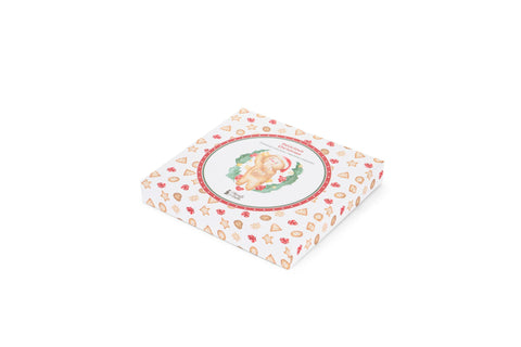 Nuvole di Stoffa Sottopentola natalizio "DELICIOUS CHRISTMAS" porcellana 20x21 cm