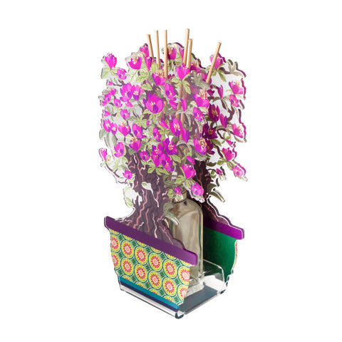 Vesta Profumatore per ambienti piccolo, Bonsai Magnolia in cristallo acrilico 100 ml