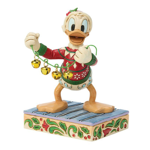 Enesco Disney Jim Shore Statuina di natale Paperino Bells 7.5x5xH12 cm
