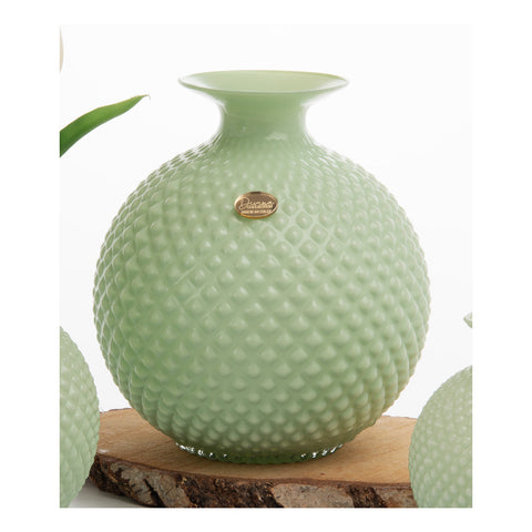 Divina Collection Grand vase en verre "Serenya" D20xH22 cm 2 variantes (1 unité)