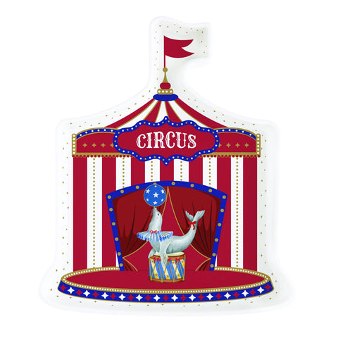 Easy life Svuotatasche di natale in porcellana "Circus" 23.5x20 cm