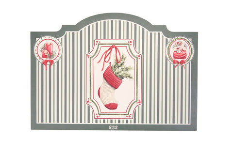 Nuvole di Stoffa Set 2 tovagliette natalizie "MAGIC NOEL" in vinile 50x35 cm 2 varianti (2 unità)