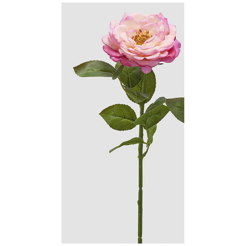 Edg Enzo De Gasperi Ramo Rosa artificiale con foglie H58 cm 2 varianti(1 unità)