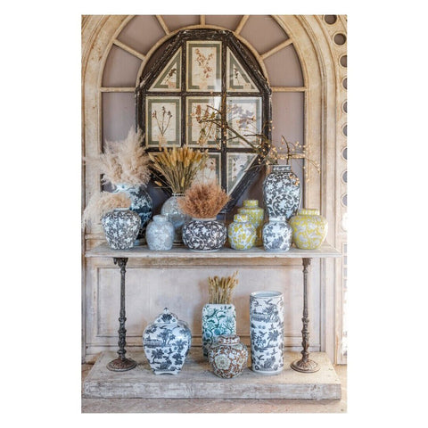 Blanc Mariclò Vaso decorativo in porcellana "Kreisleriana" D20xH45 cm