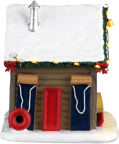 LEMAX Negozio Noleggio slittini "Slopeside Sled Rental" H13.5x13.5x12 cm