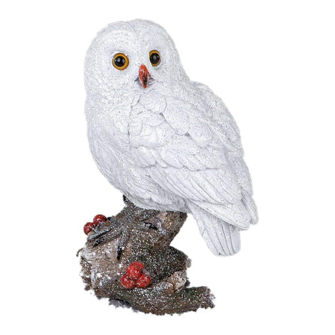 Formano Christmas Statuette Owl in artificial stone 15xh18 cm