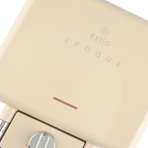 Estia Home Tostapane elettrico 2 Fette in acciaio Retro crema "Epoque" 800W
