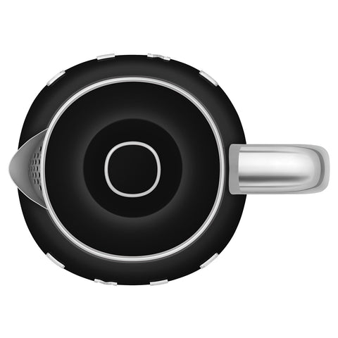 SMEG Smeg Mini Kettle in black stainless steel, 50s 200x200x152mm