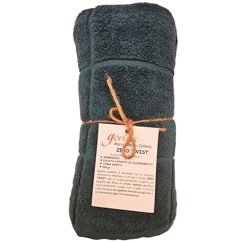 Govina Lot de 2 serviettes de bain en éponge de coton "Lilly" 10 variantes