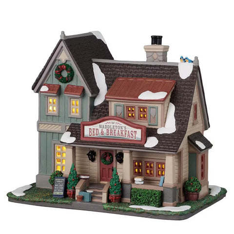 Bâtiment illuminé LEMAX « Bed &amp; Breakfast Waddleton » H17,8x19,9x12,9 cm