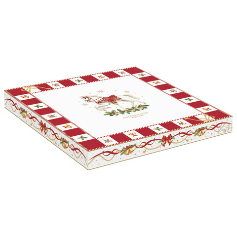 Plateau apéritif de Noël Easy Life « Conte de Noël » 25 x 25 cm