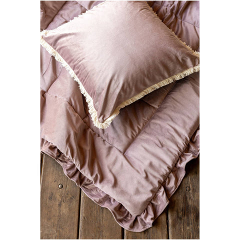 L'Atelier 17 Double Velvet Quilt + 2 Pillowcases "Arya" 260x260 cm 4 variants