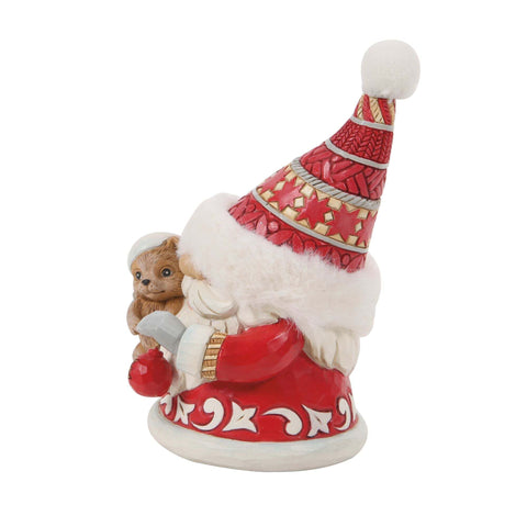 Enesco Statuina di Natale Gnomo, Jim Shore 8.5x8.5xH14.5 cm
