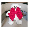 Madame Fioccò Orsachiotto Teddy Love fiocco in velluto 28xH40 cm 2 varianti(1 unità) - Angelica Home Stabia
