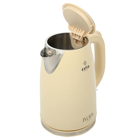 Estia Home Bollitore elettrico in plastica giallo "Ivoris" 2200w 1.7lt