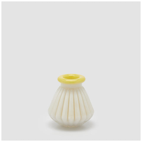 Edg Enzo de Gasperi Striped glass vase with rim D12xH13 cm 4 variants (1 unit)