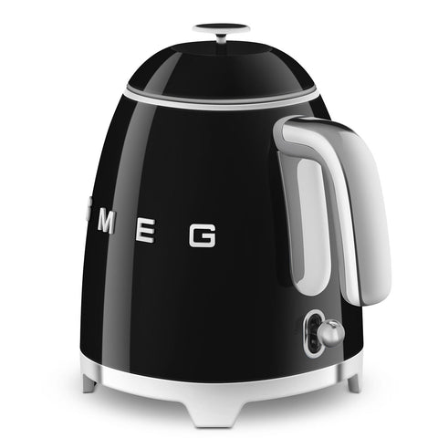 SMEG Smeg Mini Kettle in black stainless steel, 50s 200x200x152mm