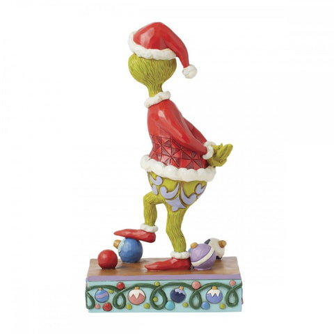 Figurine Enesco Grinch Bas sur Ornement "Jim Shore" 7x10xH18 cm