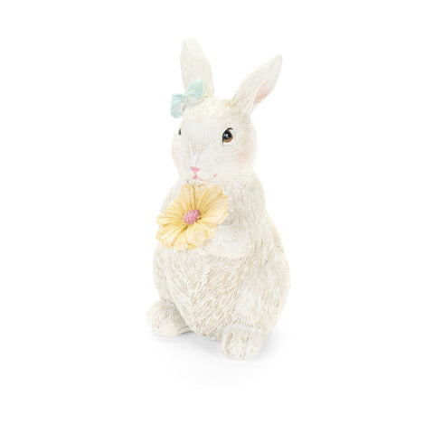 Nuvole di Stoffa Statuina Coniglio di Pasqua in resina "PePen" 6.5x5.5xH11 cm 8 varianti(1 unità)