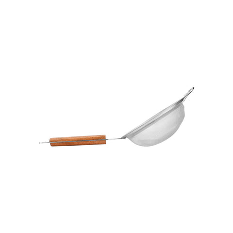 Estia Home Passoire en acier inoxydable et bois 15x3 cm