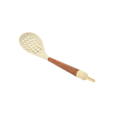 Estia Home Cucchiaio scanalato da cucina in silicone crema "Allure" 34.5x8.5x6.5 cm