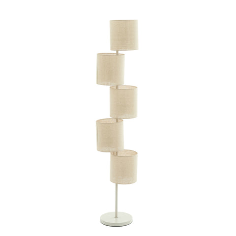 Light & Living Lampada da terra in tessuto beige "Benigno" D32xH155.5 cm