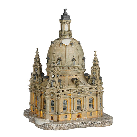 Lumières LED de la Cathédrale Frauenkirche de Luville Munich "Autour du monde" 21x19xH27,5 cm