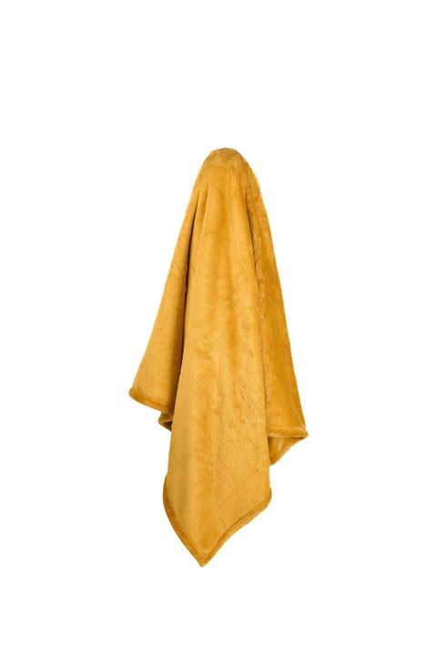 Nuvole di Stoffa Coperta plaid ocra/verde/terracotta 160x190 cm 3 varianti (1 unità)