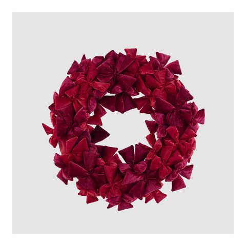 EDG Christmas Bow Garland Decoration Ø70 cm 2 variants (1 unit)