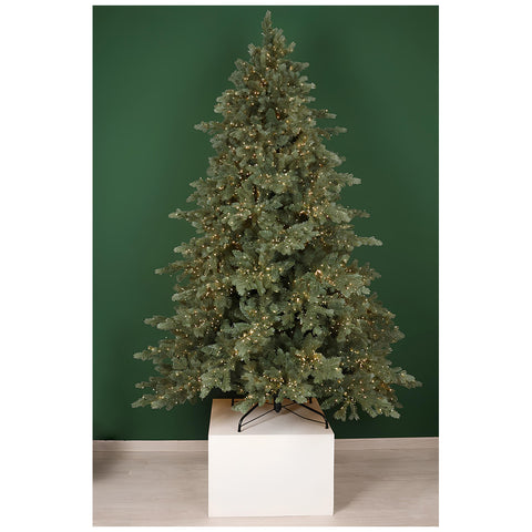 Sapin de Noël fleurs de Lena 3000 led "St.Moritz" D125xH180 cm