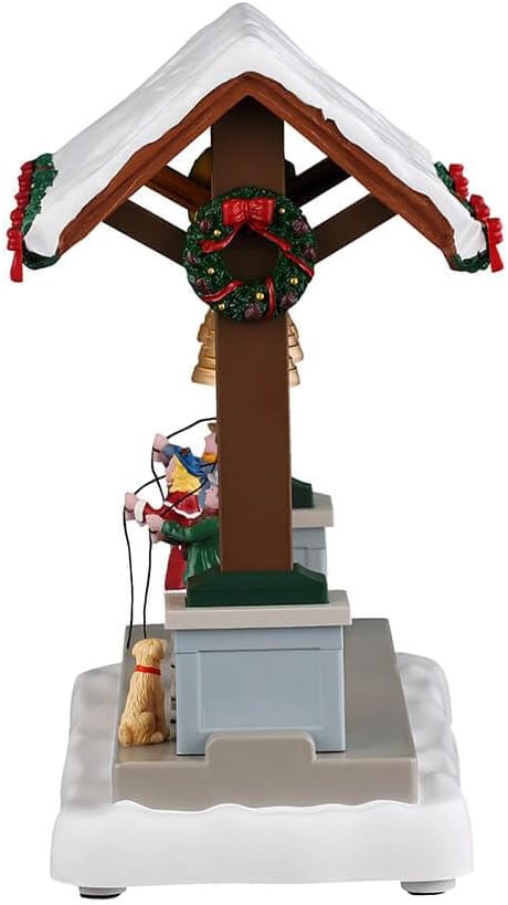 LEMAX Edificio in movimento "Christmas Bells Are Ringing" H19.4x20.6x10.7 cm