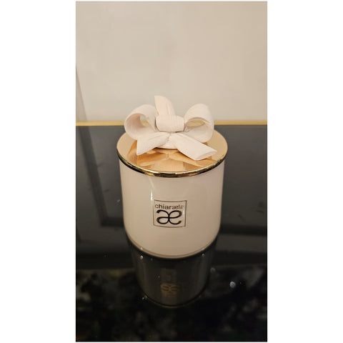 Chiaraela Scatola Eli piccola con fiocco D7.5xH10 cm 4 varianti(1 unità)