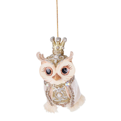 GOODWILL Regal Resin Owl with Crown 9.5 cm 2 variants (1pc)