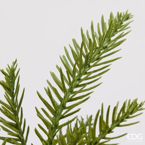 EDG Enzo De Gasperi Ramo con pigne decoro natalizio cespuglio artificiale sintetico H51 cm