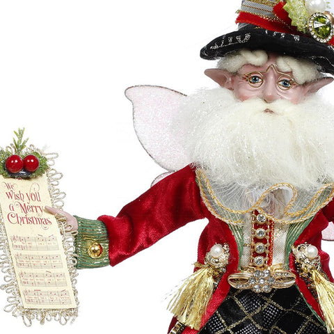 GOODWILL Mark Roberts Fata Babbo Natale piccola in resina H28 cm