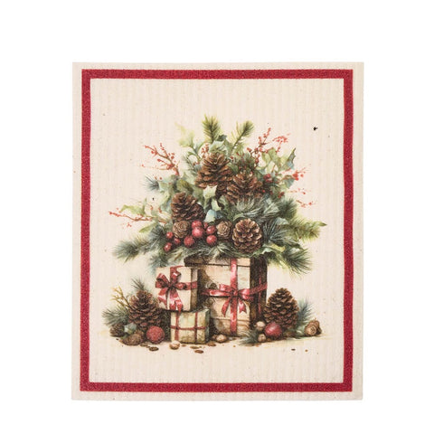 Cloth Clouds Set of 6 Christmas Sponges "Christmas is Coming" 17.2x19.4 cm