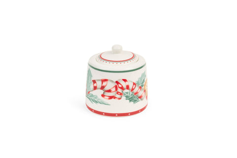 Nuvole di Stoffa Zuccheriera natalizia "DELICIOUS CHRISTMAS" ceramica 270 ml