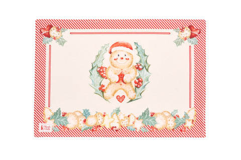 Nuvole di Stoffa Lot de 2 sets de table de Noël en coton 33x50 cm