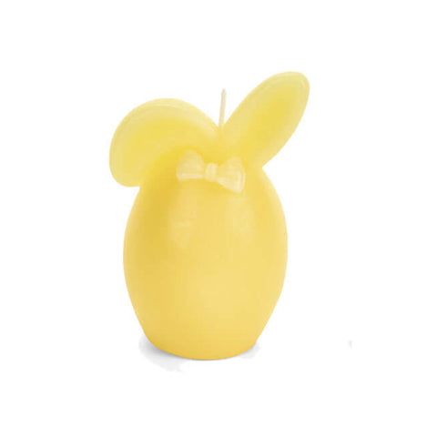 Nuvole di Stoffa Candela uovo con orecchie di pasqua "Rabbit PePen" D6xH10 cm 3 varianti(1 unità)