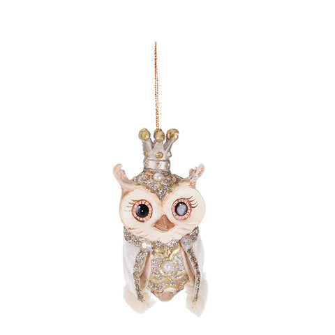 GOODWILL Regal Resin Owl with Crown 9.5 cm 2 variants (1pc)