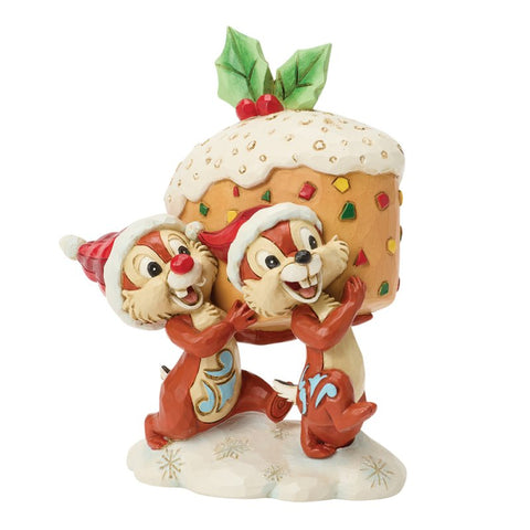 Enesco Disney Jim Shore Statuina di natale Chip & Chop 10x6xH11 cm