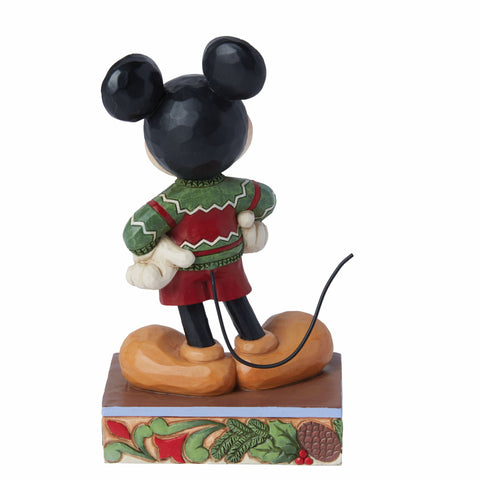 Figurine de Noël Enesco Mickey Mouse "Jim Shore" 8x5xH14 cm